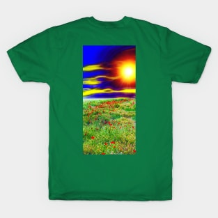 Red Poppy Field T-Shirt